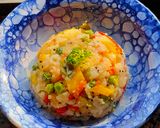 A picture of step 4 of Veggies upma.