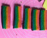 Cara Membuat Rainbow Heart Cookies Slice 6