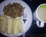 A picture of step 3 of Fried yam with egg sauce.