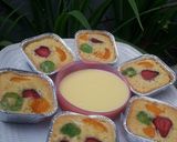 Foto langkah ke 8 dari resep Fruit pastry cake with creamy saus.