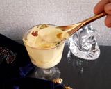 A picture of step 4 of No churn mango ice cream.