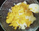 A picture of step 3 of #Ramadan#Ice-cream mango pudding.