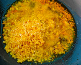 A picture of step 3 of Spinach with Moong dal sabzi.