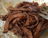 A picture of step 5 of Sticky pepper Beef Strips.