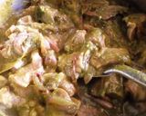 A picture of step 6 of Mutton biriyani.