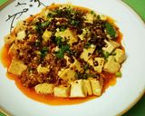 Hình bước làm 8 của món Đậu hũ tứ xuyên (ma po dou fu)