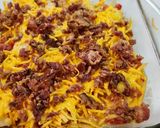 A picture of step 3 of Loaded Bacon, Cheddar, Ranch Potatoes.