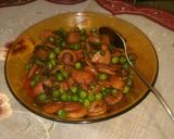 Foto langkah ke 6 dari resep Saute Peas & Chicken Sausage.