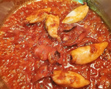 Foto del paso 5 de la receta: Paccheri con calamares en salsa americana