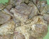 A picture of step 2 of Fried Pork Belly with Coriander.