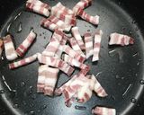 Burgonyás tészta - szalonnával és tojással recept fázis 4 fotója