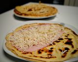 Une image de l'étape 4 de Crêpes salées panées.