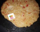 A picture of step 8 of Yam pancake.