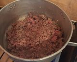 A picture of step 2 of Mixed Meat, Ham, and Cheese Lasagna.