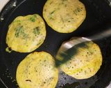 A picture of step 4 of Moong dal Pancakes.