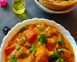 A picture of step 5 of Veg Korma.