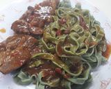 Foto del paso 7 de la receta: Fideos caseros de acelga y de zapallo anco