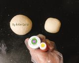 Hình bước làm 2 của món Bánh bao sầu riêng cho con trai