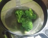 A picture of step 2 of Steamed Broccoli Salad.