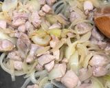 A picture of step 6 of My mother’s pilaf with chicken white cream.