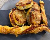 Pizzás rúd és mini csiga🍕 recept fázis 4 fotója