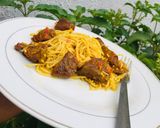 A picture of step 1 of StirFriedpasta.