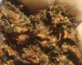 A picture of step 6 of Semovita and Granut soup.