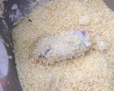 Hình bước làm 4 của món Mực dồn trứng muối chiên xù 💁‍♀️