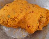 A picture of step 2 of Besan ka papad.