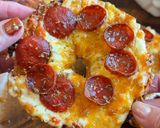 A picture of step 4 of 15 mins High Protein Pizza Bagel.