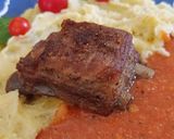 Fokhagymás,magyaros sült oldalas recept fázis 5 fotója