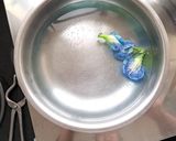 A picture of step 1 of Blue Tea.