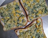 A picture of step 6 of 20 minutes Spinach Corn Sandwich.