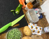 Foto del paso 5 de la receta: Guiso de papas con fondo de frigo! 🥣