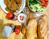 Hình bước làm 3 của món Bánh mì chả cá thác lác