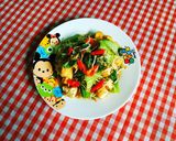Foto langkah ke 8 dari resep Tumis Sawi Pokcoy,Kecambah dan Tahu.