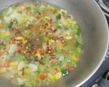 A picture of step 5 of Vegetable Minestrone Soup.