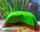 Foto langkah ke 4 dari resep Puding Lumut Daun Pandan.