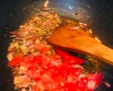 A picture of step 6 of Chicken Tikka Karahi.