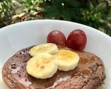 Foto langkah ke 7 dari resep Souffle Pancake Chocolate with Herbalife Shake (Diet) 394 kalori.