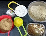 A picture of step 3 of Sattu Ladoo.