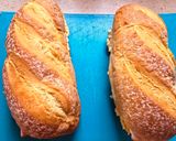 Sajtos-sonkás-tojáskrémes panini recept fázis 5 fotója