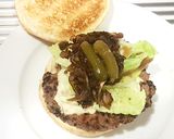 Foto del paso 8 de la receta: Cheese burger de Cebolla Roja Caramelizada con Soja y Miel