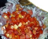 A picture of step 9 of Pateera with sausage vegetable soup.