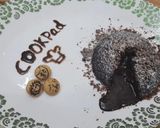 A picture of step 14 of Chocolatechip mountain lava cake.