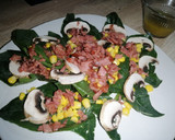 Foto del paso 8 de la receta: Ensalada de espinacas con tocino 🥗