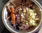 A picture of step 1 of Masala Khichdi.