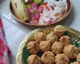 A picture of step 18 of Fried Mawa Modak.