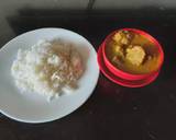 Curry pakora with boil rice recipe step 2 photo