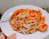 Hình bước làm 3 của món Spaghetty tôm phomai